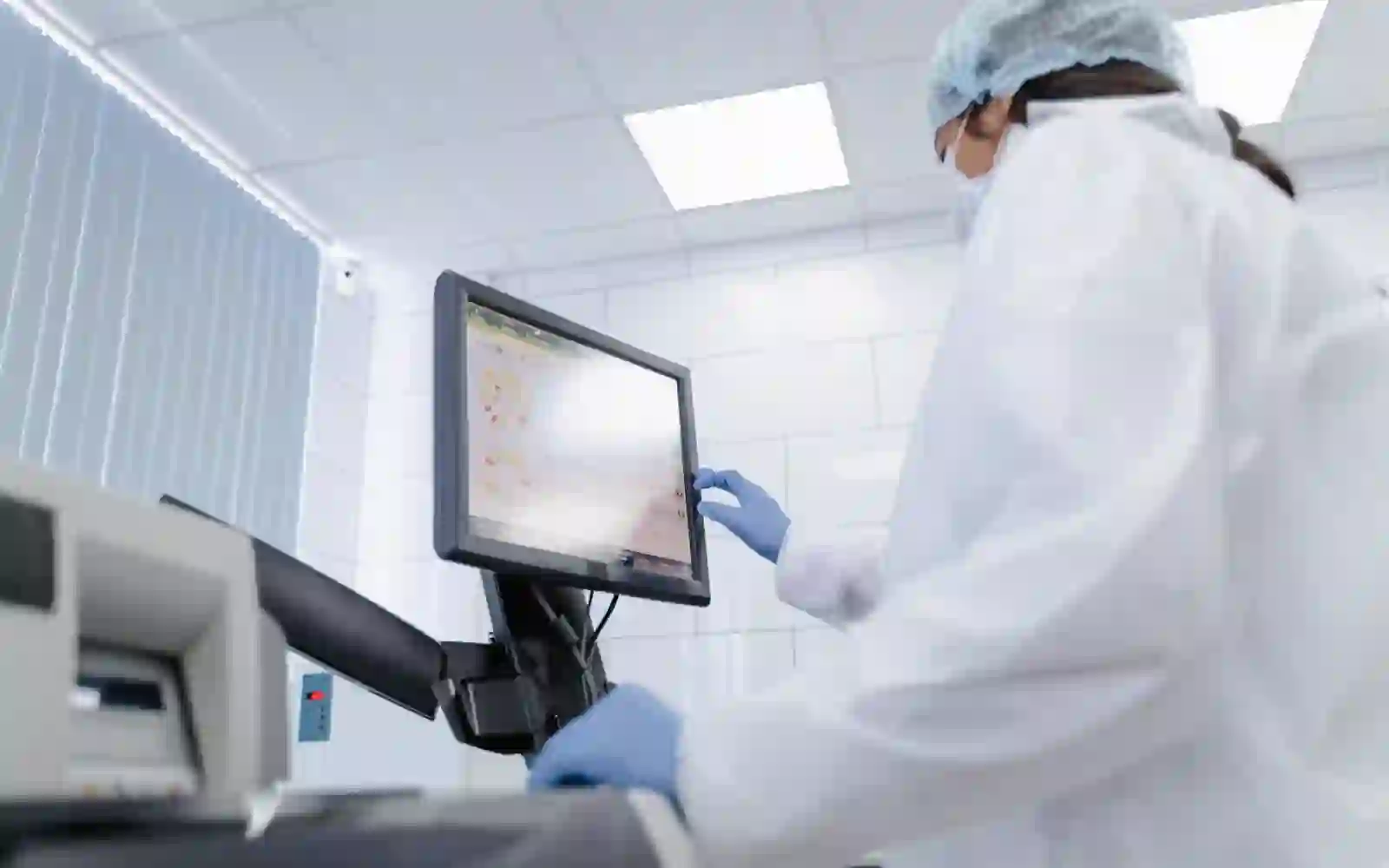 Claire Olivas, founder of Panacea MedTech, in the product design studio